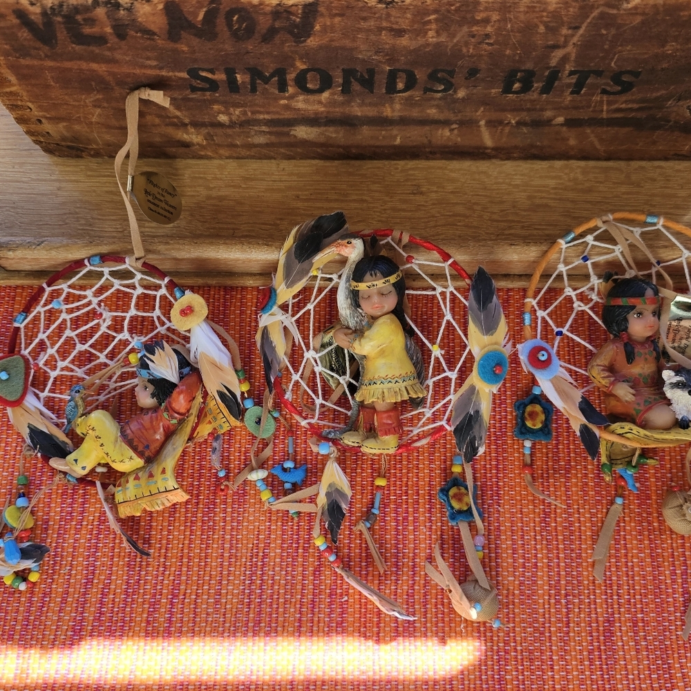 Ashton Drake Little Dreamweaver Dreamcatcher Ornaments